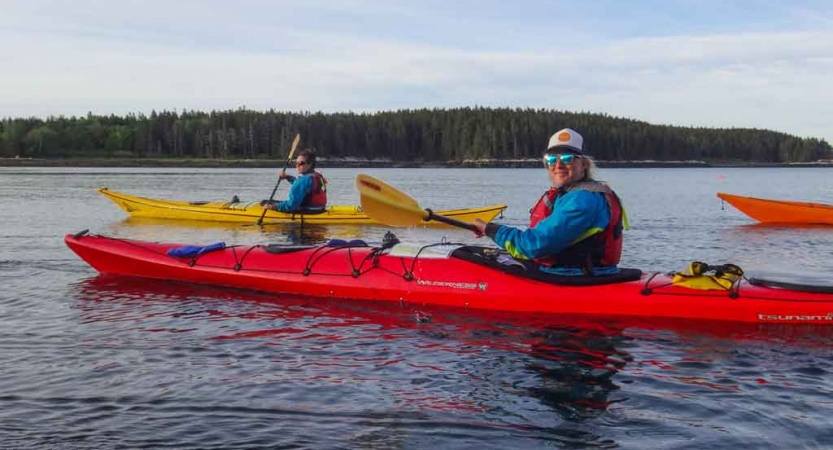 kayaking program for teens in maine